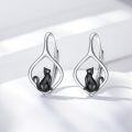 wholesale TOUPOP 925 Sterling Silver Animal Earrings For Women | Hypoallergenic Leverback Hoop Earrings | Christmas Anniversary Birthday Jewelry Gifts For Mom Wife Girlfriend Sister Friend -0-1