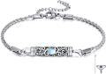 wholesale 925 Sterling Silver Moonstone  Urn Bracelet   for Men/Women-0-0