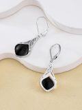 wholesale Sterling Silver Celtic Teardrop Drop Earrings Jewelry Gifts for Women-0-4