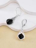 wholesale 925 Sterling Silver Teardrop Drop Earrings Wholesale With Celtic Knots-0-4