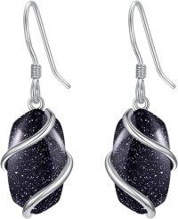 wholesale Earrings For Women 925 Sterling Silver Dainty Gemstone Dangle Drop Earrings Fine Jewelry Birthday Christmas Gifts For Women Her Mom -undefined