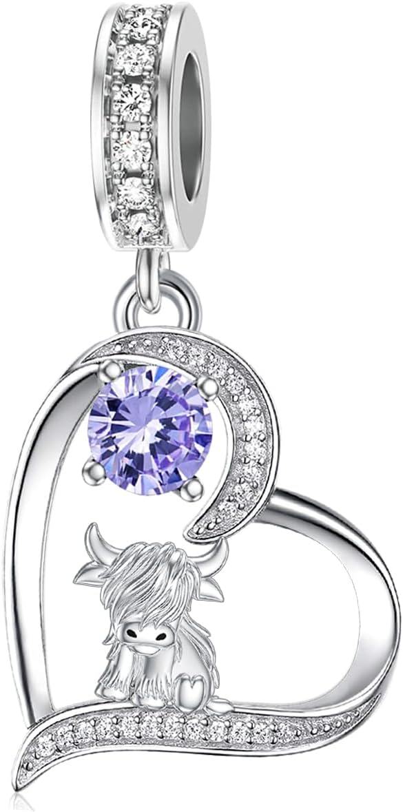 wholesale 925 Sterling Silver Highland Cow Sunflower Dangle Stud Leverback Hoop Earrings-0-0