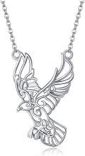 wholesale 925 Sterling Silver Flying Eagle Pendant Necklace - Bird Jewelry for Women-0-0