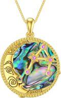 wholesale Moon Star Necklace Sagittarius Zodiac Sign Pendant Type2 -0-2