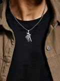 wholesale 925 Sterling Silver &  Jesus Carrying the Cross Pendant Necklaces for Men/Women-0-4
