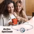 TOUPOP Sterling Silver Blue Crystal Birthstone Moon Star Bracelet Women Jewelry Gift-0-2