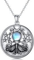 wholesale TOUPOP Butterfly Necklace 925 Sterling Silver Moonstone Butterfly Pendant Necklaces Jewelry Gifts For Women Her Mom Daughter Lover Birthday Xmas Presents Gifts Ideas -0-0