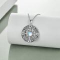 wholesale 925 Sterling Silver Compass Locket with Abalone Shell and Cubic Zirconia Pendant Necklace Memorial Jewelry-0-8