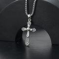 wholesale 925 Sterling Silver Skull Cross Pendant Religious  for Men & Women-0-2