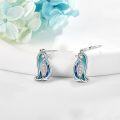 wholesale Sterling Silver Cubic Zirconia Penguin Stud Earrings for Women Christmas Gifts-0-15