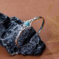 wholesale 925 Sterling Silver Genuine Turquoise Bohemian Adjustable Bracelet Cuff-0-1