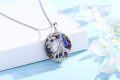 wholesale 925 Sterling Silver Rainbow Crystal Giraffe Pendant Necklaces for Women Mothers Day Gifts-0-2