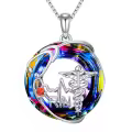 TOUPOP Sterling Silver Stethoscope Caduceus RN Nurse Pendant Necklace-0-0