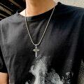 wholesale 925 Sterling Silver Cross with Star of David and Hebrew Letters Pendant Necklace  Jewelry for Men & Women-0-2