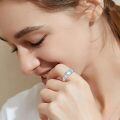 wholesale 925 Sterling Silver Leaf Rings Wholesale With Rainbow Moonstone-0-4