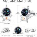 wholesale 925 Sterling Silver Space Man Moonstone Stud Earrings for Women Gifts-0-4