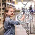 wholesale TOUPOP Gifts For Her 925 Sterling Silver Necklace Forever Love Heart Pendant Heart Year Old Jewelry Anniversary Birthday Christmas Gifts Women Girlfriend Wife Mom Grandma Daughter -0-2