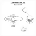 wholesale 925 Sterling Silver Bearded Dragon Charm Bracelet Wholesale for Women - Cute Animal -0-4