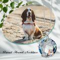 TOUPOP 925 Sterling Silver Crystal Tree Of Life Basset Hound Necklace-0-2