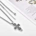 wholesale 925 Sterling Silver Jesus Christ INRI Cross Crucifix Pendant Necklace for Men & Women-0-2