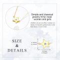 wholesale 14K Gold Diamond Star Pendant Chain Necklace for Women-0-1