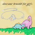 wholesale 925 Sterling Silver Cute Heart Dinosaur Sweet Bracelet with Exquisite Jewelry – Nickel-Free, Lead-Free, Cadmium-Free-0-4