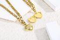 wholesale Sterling Silver Gold Heart Photo Locket Bracelet for Women-0-15