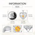 wholesale 925 Sterling Silver Softball Pendant Necklace - 1.02x1.37 Inch Sports Jewelry Gift-0-3