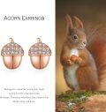 wholesale 925 Sterling Silver Plated Rose Gold Acorn Crystal Stud Earrings for Women Girls  Ideas-0-5