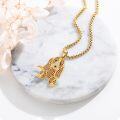 wholesale Gold 925 Sterling Silver Dachshund Pendant Necklace for Women - Cute Wiener Dog Charm s-0-4