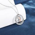 wholesale 925 Sterling Silver Heart Ballet Dancer Pendant Necklace Gift for Sports Lover-0-1