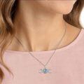 wholesale 925 Sterling Silver Triple Moon Pendant With Labradorite-0-5