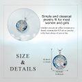 wholesale 925 Sterling Silver Tree of Life with Dog and Crystal Pendant Necklace for Women-0-4