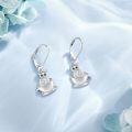 wholesale 925 Sterling Silver Owl in Teacup Dangle Drop Earrings Gift for Her-0-3