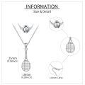 wholesale 925 Sterling Silver Enamel Tennis Ball Racket Pendant Necklace Platinum Plated For Women-0-4