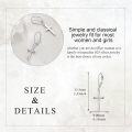 wholesale 925 Sterling Silver Cross Dangle Earrings for Women s-0-4