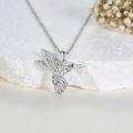 wholesale 925 Sterling Silver Hummingbird Pendant Necklace for Women Girls Mothers Day Gift Jewelry 43mm x 68mm-0-3