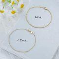 wholesale 18k Gold Snake Chain Bracelet With Clasp-0-1