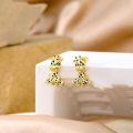 wholesale Gold 925 Sterling Silver Giraffe Stud Earrings - Cute Animal  for Girls and Women-0-1
