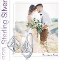 wholesale 925 Sterling Silver Celtic Knot Leverback Drop Earrings for Women & Girls - Vintage  Ideas for Mothers' Day-0-3
