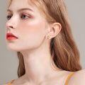 wholesale 925 Sterling Silver Plated Rose Gold Acorn Crystal Stud Earrings for Women Girls  Ideas-0-3