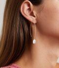 wholesale 925 Sterling Silver Teardrop White and Pink Opal Drop Earrings-0-7