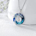 wholesale TOUPOP Birthday Gifts For Women 925 Sterling Silver Tree Of Life Year Old Necklace Circle Crystal Jewelry Christmas Gifts For Her Wife Mom Mother Grandma Grandmother -0-4