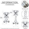 wholesale 925 Sterling Silver Cartoon Dog Stud Earrings for Women Girls Hypoallergenic-0-5