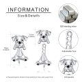 wholesale 925 Sterling Silver Cartoon Dog Stud Earrings for Women Girls Hypoallergenic-0-5