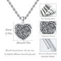 wholesale 925 Sterling Silver Heart Locket Necklace With Photo Insertion-0-4