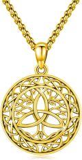 wholesale  Celtic Knot Tree of Life Pendant Necklace  for Men-0-0