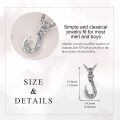 wholesale 925 Sterling Silver Hawaiian Hook Necklace Pendant For Women Men-0-5
