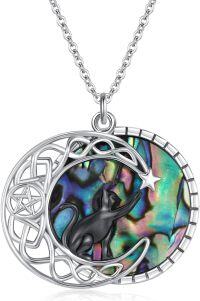 wholesale 925 Sterling Silver Cat Necklace with Hypoallergenic Pendant - Adjustable Chain for Pet Lovers - Perfect Gift for Women - Valentine's Day, Mother's Day, Birthday, Christmas-Cat