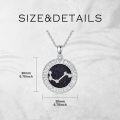 wholesale 925 Sterling Silver Starry Night Sky Zodiac Sign Constellation Pendant Necklace for Women and Men-0-4